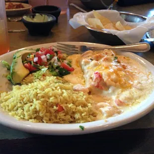Seafood Enchiladas