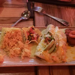 Fried Shrimp Enchiladas
