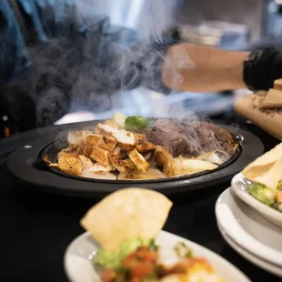 a plate of food on a table