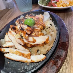 chicken fajitas