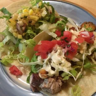 Tuna Mushroom Tacos