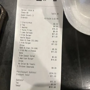 Receipt