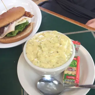 Homemade Broccoli Cheese Soup