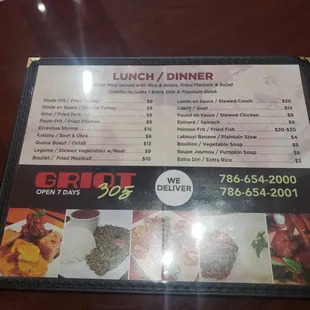 sushi and sashimi, menu