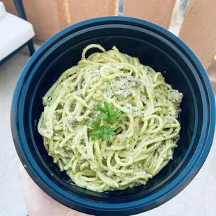 Poblano pasta is my favorite