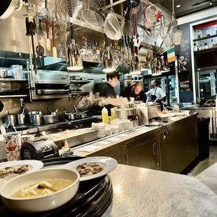 Seating at The Chefs Table. The absolute best.