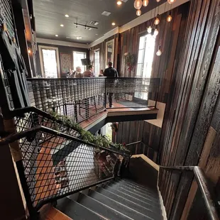 Upstairs and downstairs