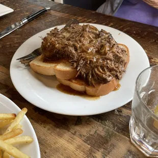 Open Faced Roast Beef