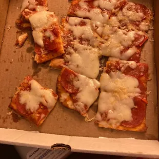 Pepperoni flat bread