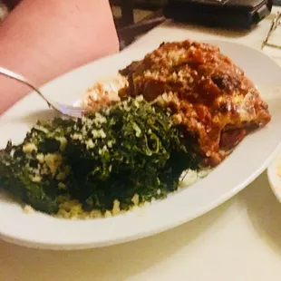 Beef Lasagne with Italian spinach