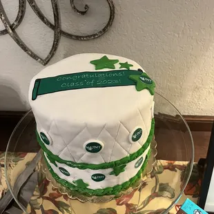 Chocolate fudge cake with salted caramel filling