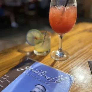 Spicy margaritas didn&apos;t disappoint and my Gin Spritz was really good as well.