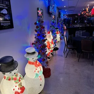 Old school Christmas decorations, very cool