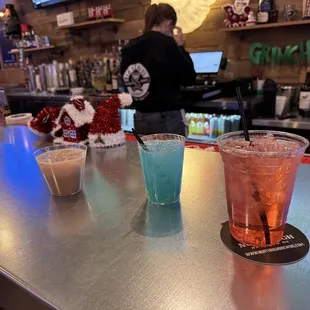 Drinks holiday themed