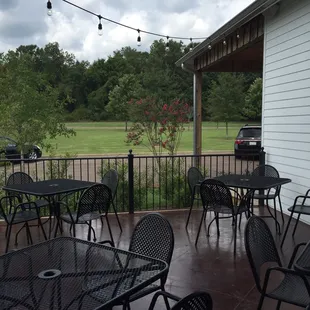 Outdoor seating