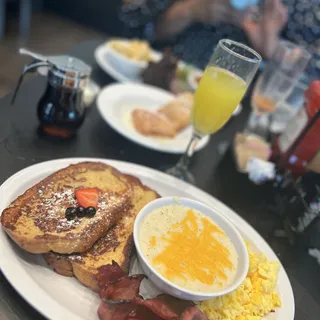 French Toast and Eggs