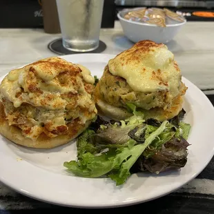 Crab cake Benedict