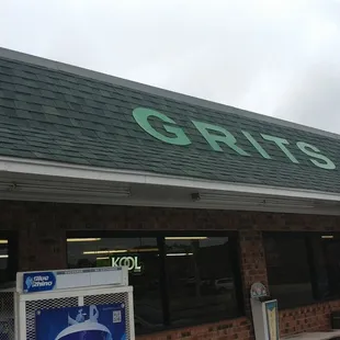 Store front but they have BP gas