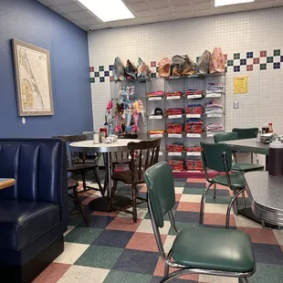 Dining area and wares