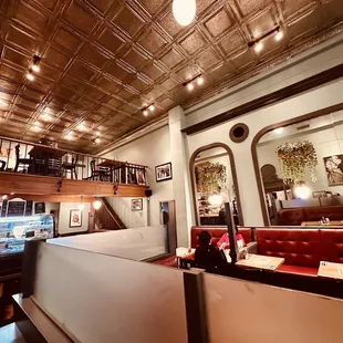 he interior of a restaurant