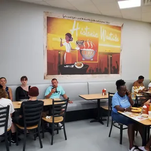 interior, pizza