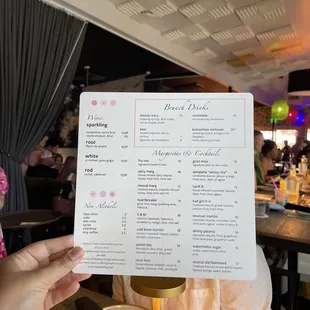 Food menu