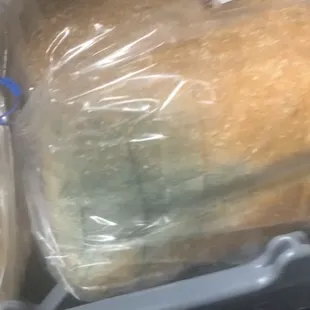 Moldy bread that's served to people