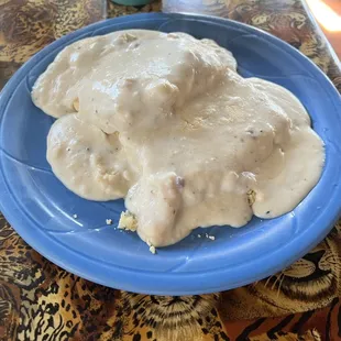 Biscuit with gravy