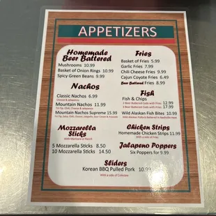New Appetizers
