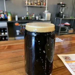 I'm pretty sure this was the Uly's Dark Oatmeal Stout.