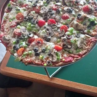 Veggie Jubilee  pizza.