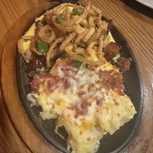 This was the BBQ Burnt Ends Brisket Platter... the meat was absolutely terrible! And it came with stuff that wasn't listed...