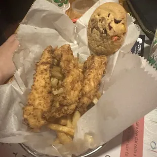 Kids chicken tender meal. This was actually pretty decent!