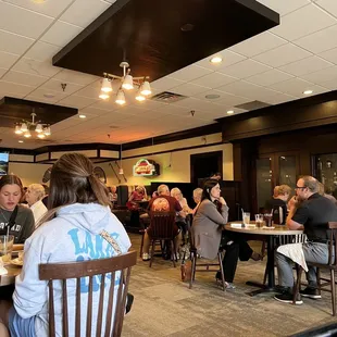 people sitting at tables