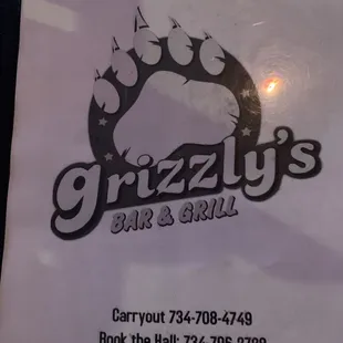 a sign for the restaurant