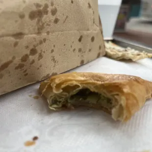 Mini Spinach pie, not tasty