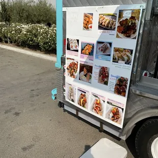 the side of a food truck