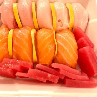 sushi and sashimi, sashimi, food, sushi