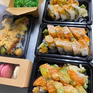 sushi and sashimi, food, sashimi, sushi