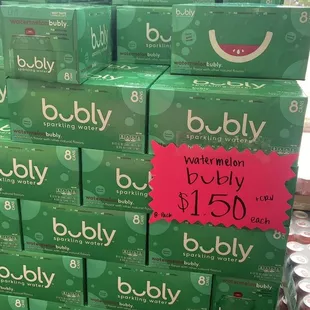 a stack of baby watermelon boxes