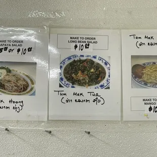 Made to order salads