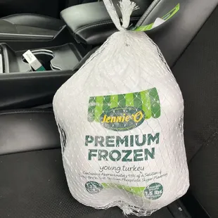 The turkey Sam gave me for Thanksgiving