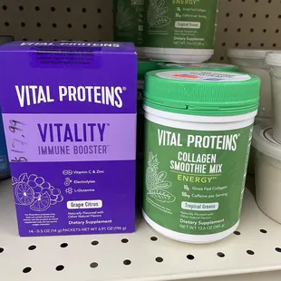 a variety of vitamin products