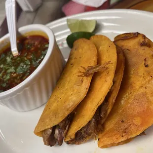 Birria tacos