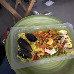 After cooking and 1 minute rest - 5 minutes total.