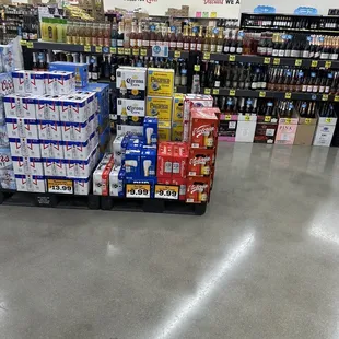 Alcohol section!......