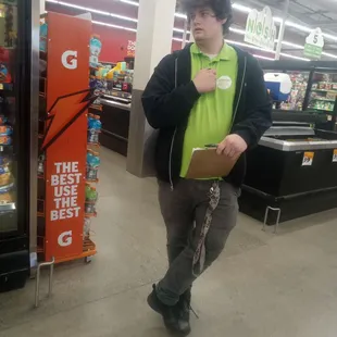 The racist, ignorant, bias, disrespectful, irrational, dishonest, unprofessional, violent employee, Nick.
