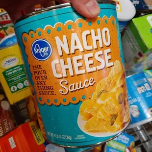 a can of nacho cheese sauce
