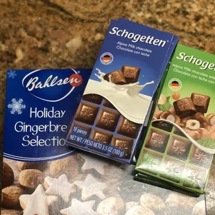 Nice store and nice cashier  Cookies and chocolate