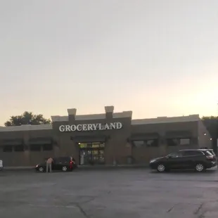 cars parked in a parking lot